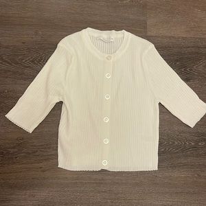 Cropped Stretchy Cardigan -NWOT TALULAH